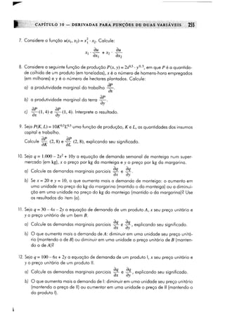 Calculo funçoes de uma e varias variaveis