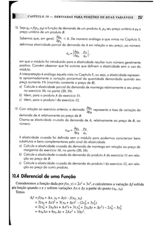 Calculo funçoes de uma e varias variaveis
