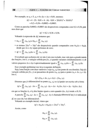Calculo funçoes de uma e varias variaveis