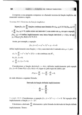 Calculo funçoes de uma e varias variaveis