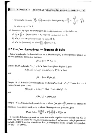 Calculo funçoes de uma e varias variaveis