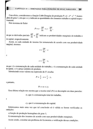 Calculo funçoes de uma e varias variaveis