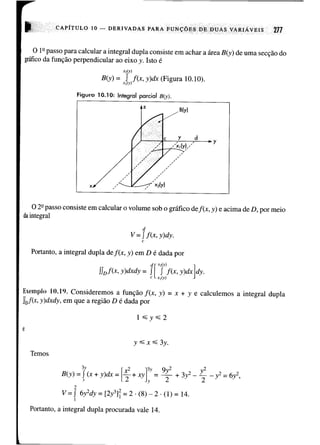 Calculo funçoes de uma e varias variaveis