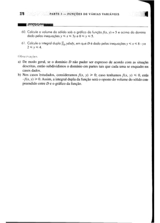 Calculo funçoes de uma e varias variaveis