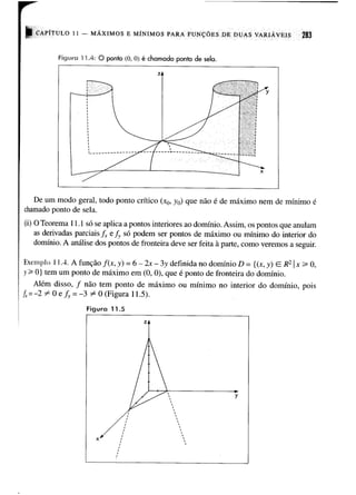 Calculo funçoes de uma e varias variaveis