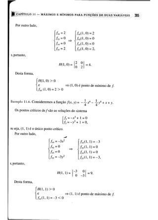 Calculo funçoes de uma e varias variaveis