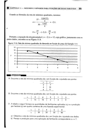 Calculo funçoes de uma e varias variaveis