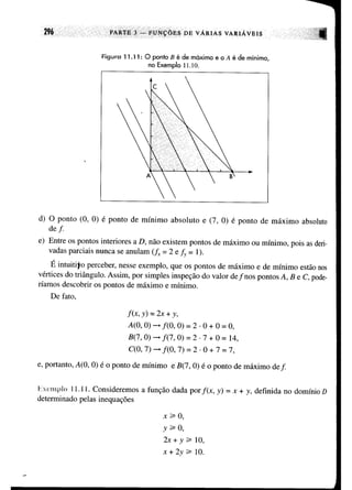 Calculo funçoes de uma e varias variaveis