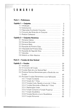 Calculo funçoes de uma e varias variaveis