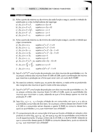 Calculo funçoes de uma e varias variaveis