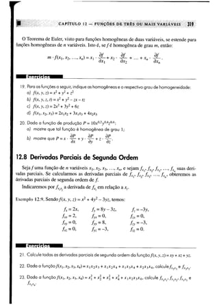 Calculo funçoes de uma e varias variaveis