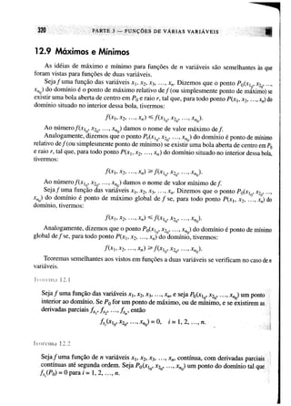 Calculo funçoes de uma e varias variaveis