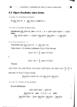 Calculo funçoes de uma e varias variaveis