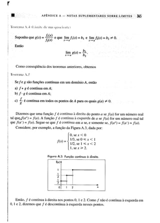 Calculo funçoes de uma e varias variaveis