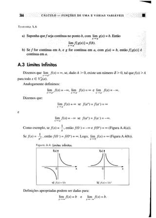 Calculo funçoes de uma e varias variaveis
