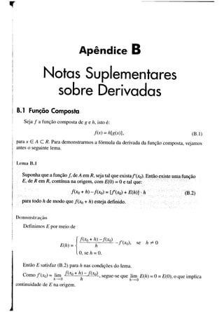 Calculo funçoes de uma e varias variaveis