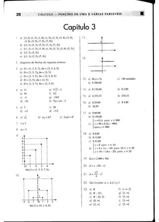Calculo funçoes de uma e varias variaveis