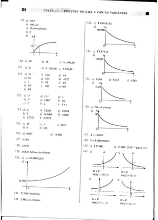 Calculo funçoes de uma e varias variaveis