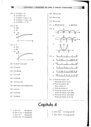 Calculo funçoes de uma e varias variaveis