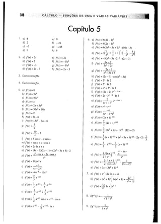 Calculo funçoes de uma e varias variaveis