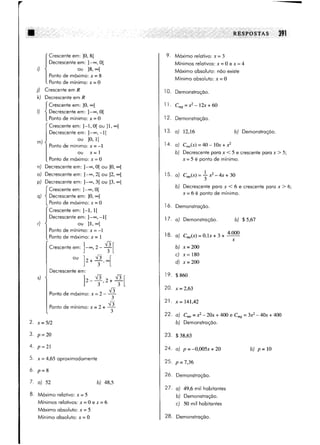 Calculo funçoes de uma e varias variaveis
