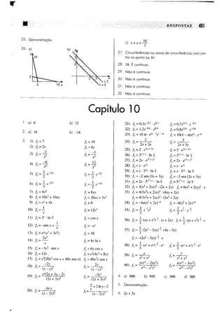 Calculo funçoes de uma e varias variaveis