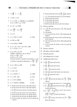Calculo funçoes de uma e varias variaveis