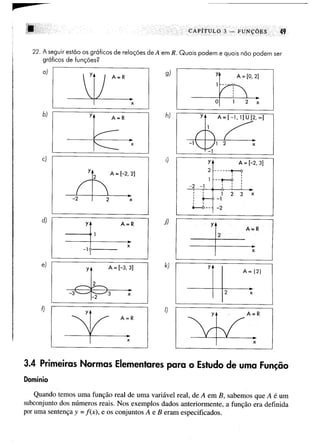 Calculo funçoes de uma e varias variaveis