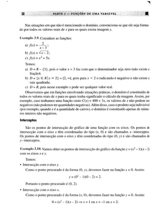 Calculo funçoes de uma e varias variaveis
