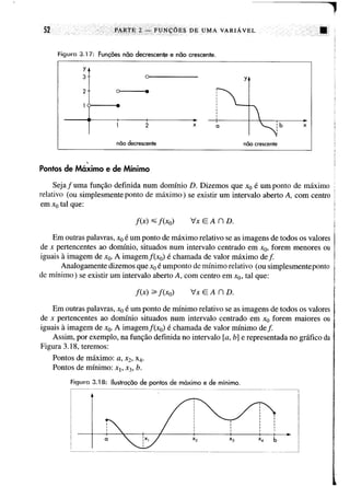 Calculo funçoes de uma e varias variaveis