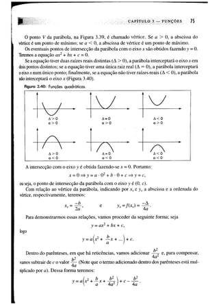 Calculo funçoes de uma e varias variaveis