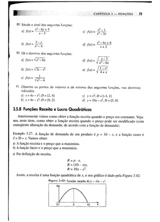 Calculo funçoes de uma e varias variaveis