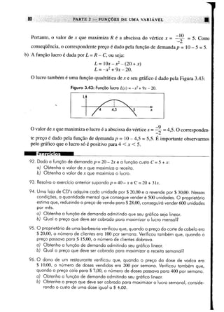 Calculo funçoes de uma e varias variaveis