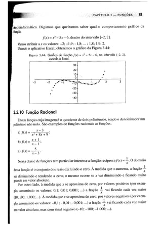 Calculo funçoes de uma e varias variaveis