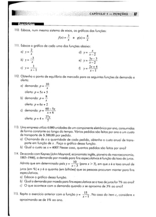 Calculo funçoes de uma e varias variaveis