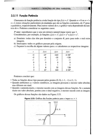 Calculo funçoes de uma e varias variaveis