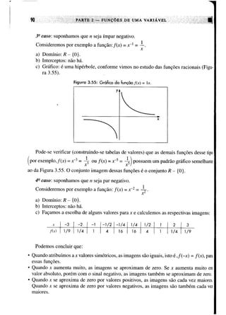 Calculo funçoes de uma e varias variaveis