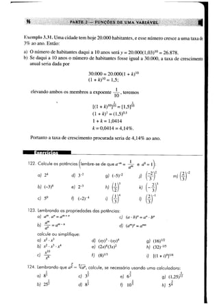 Calculo funçoes de uma e varias variaveis