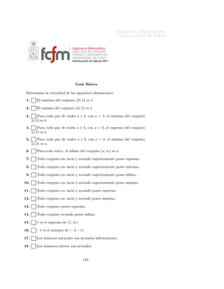 ÁÒ Ò Ö Å Ø Ñ Ø 
                                                                                ÍÒ Ú Ö×       Ð
6.6.     Números irracionales
Ç × ÖÚ 
 Ò            ÊÉ      ×      ÒÓÑ Ò           Á   Ý ×    ÐÐ Ñ Ò   ÖÖ 
 ÓÒ Ð ×º
Ä × ×    Ù    ÒØ × ÔÖÓÔ             × ÕÙ        Ò ÔÖÓÔÙ ×Ø × 
ÓÑÓ             Ö
 
 Ó×º


ÈÖÓÔ             × º           x, y ∈ É ⇒ x ± y ∈ Éº
        x ∈ É¸ y ∈ Á ⇒ x + y ∈ Á.
        x ∈ É∗ , y ∈ Á ⇒ x · y ∈ Á.

 Ð Ø ÓÖ Ñ      (∗)¸   ÔÙ       ÜØ Ò        Ö×         Á

ÈÖÓÔÓ× 
 Ò º½º
                           ∀x, y ∈ É, x < y, ∃i ∈ Á, x < i < y.


     ÑÓ×ØÖ 
      Òº   Ë       ÑÓ×¸ ÔÓÖ         (∗)   ÕÙ


                                   ∃p, q ∈ É, x < q < p < y.

 ÓÒ     ×ØÓ      Ò ÑÓ×
                                                      √
                                                       3
                                      i=q+               (p − q),
                                                      2
ÕÙ    ÔÓÖ Ð    ÔÖÓÔ           ÒØ Ö ÓÖ Ô ÖØ Ò
                   Áº




                                                      ½
 