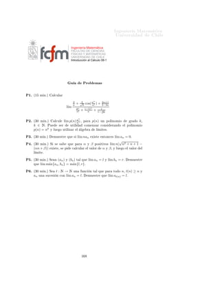 ÁÒ Ò Ö Å Ø Ñ Ø 
                                                                                      ÍÒ Ú Ö×                  Ð
                                                 √    √                              1 √
        Ò        Ð ×       ÙÒ Ó 
 ×Ó¸     ×
Ö     an − l          
ÓÑÓ Ð ÔÖÓ Ù
ØÓ √      (a − l)¸
                                                                                   an + l n
            ÑÙ ×ØÖ          ÕÙ     Ð ÔÖ Ñ Ö Ø ÖÑ ÒÓ            × ÙÒ ×Ù
 × Ò 
ÓØ     Ý ÒÓØ ÕÙ    Ð
    ×       ÙÒ Ó            × ÙÒ   ×Ù
 ×    Ò ÒÙÐ º Ì ÖÑ Ò            Ð    Ò Ð × ×        ×Ø   
 ×Ó Ù× Ò Ó
        Ð    Ð         Ö         Ð Ñ Ø ×º   ÈÓÖ ÕÙ         Ö     Ò 
 × Ö Ó × Ô Ö Ö ÐÓ× 
 ×Ó×        l=0    Ý
    l>0            º

º           Ð
ÙÐ Ö ÐÓ× ×           Ù   ÒØ × Ð Ñ Ø ×º
                                   √√
            µ     ım( n + n − n − n)º
                 l´
                     √       √ √
            µ     ım( n + 1 − n) n + 3º
                 l´

º   Ë           (un ) ÙÒ       ×Ù
 ×     Ò ÕÙ   Ú Ö    
       (∃n0 )(∀ǫ > 0) n > n0 ⇒ |un − u| < ǫº
    ÈÖÓ            Ö ÕÙ       Ð Ò Ñ ÖÓ          Ø ÖÑ ÒÓ×         ×Ø ÒØÓ×      Ð   ×Ù
 ×    Ò   ×   Ò ØÓº




                                                           ½
 