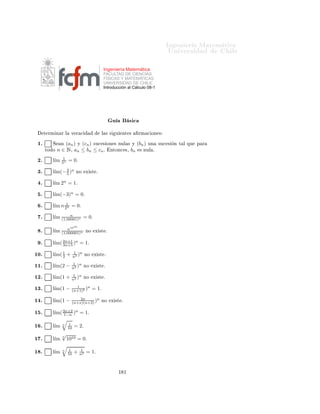 ÁÒ Ò Ö Å Ø Ñ Ø 
                                                                                  ÍÒ Ú Ö×               Ð
               ÕÙ ¸ ÔÓ       ÑÓ× 
ÓÒ
ÐÙ Ö ÕÙ

                                                                      2n
                                                              1
                                  sn ≤ s2n =        1+                     ≤ 4.
                                                             2n

                                                                                                  1 n
    Ð Ì ÓÖ Ñ       Ð × ËÙ
 × ÓÒ × ÅÓÒ ØÓÒ × Ô ÖÑ Ø                     
ÓÒ
ÐÙ Ö ÕÙ      l´ 1 +
                                                                                         ım       n
Ü ×Ø º
Ë        Ò
                                                              n
                                                         1
                                    e = l´
                                         ım 1 +                   .
                                                         n
Ê 
ÓÖ        Ò Ó ÕÙ    (sn )    × 
Ö 
   ÒØ   Ý Ö    
       Ò Ó Ð           ÑÓ×ØÖ 
    Ò    ×Ù   
Ó¹
Ø Ñ    ÒØÓ¸ ×    Ó Ø     Ò

                                                     k                            k
                                              k+1                           k
               ∀k ∈ N, k ≥ 2, 2 ≤                        ≤e≤                          ≤ 4.
                                               k                           k−1

                                    e ≈ 2,718281828 . . .




                                               ½ ¼
 