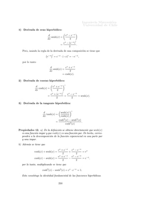 Ñ Ø ¸        ÑÙ ×ØÖ          ÕÙ

                                               √
      µ  ım 5 = 5
        l´                       
 µ l´
                                      ım x + 1 = 3                        µ
                                                                                       1
                                                                              l´ xsen( x ) = 0
                                                                               ım
        x→3 x−2                          x→8                                  x→0
            √
              x−2 1                            √1           1                        x
         ım x−4 = 4
      µ l´                           µ   l´
                                          ım           =                  µ   l´
                                                                               ım      2           =0
        x→4                              x→0    x+4         2                 x→0 1+sen x


º    ×ØÙ     Ö Ð ×    × 