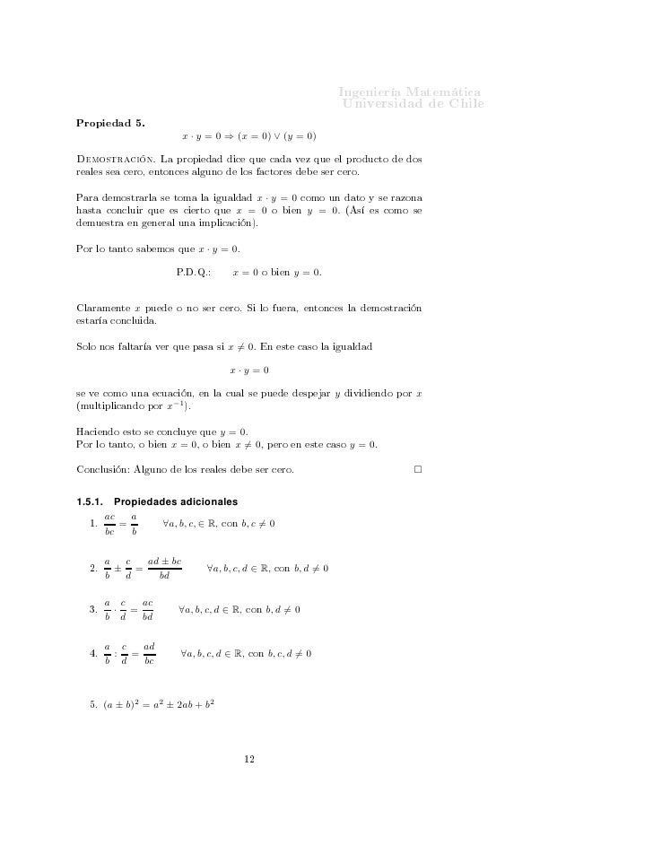 Calculo I U De Chile