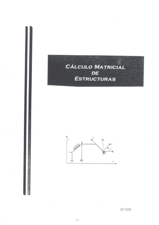 Calculo matrical de estructuras