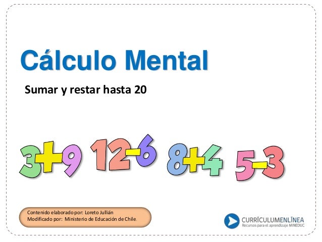 Calculo mental 2 calculo mental 1 638