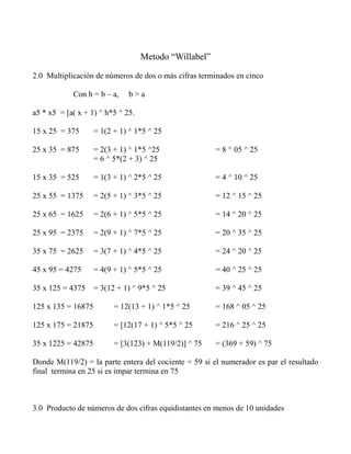 Calculo Mental 