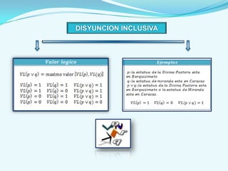 DISYUNCION INCLUSIVA
 