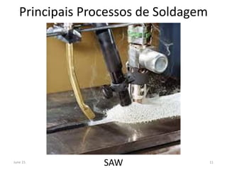 Principais Processos de Soldagem
SAWJune 15 11
 