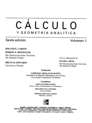 Calculo -Roland Larson (volumen 1)