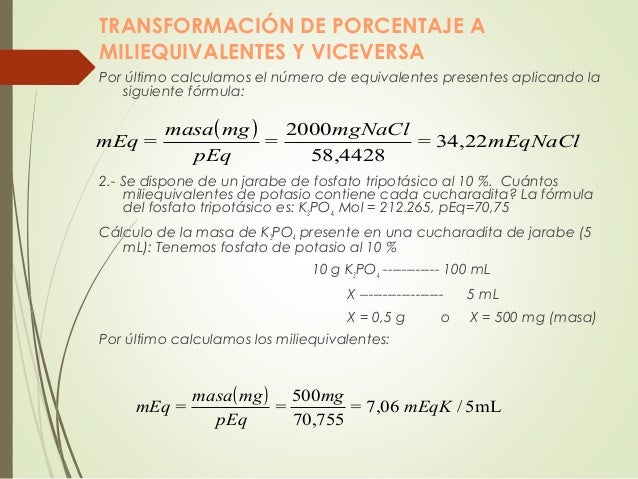 Cálculos farmacéuticos